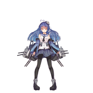 战舰少女R - 萨福克 - 正常立绘
