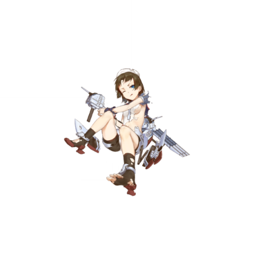 战舰少女R - 塞缪尔·B·罗伯茨·改 - 大破立绘