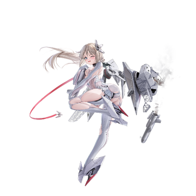 战舰少女R - 活泼(导弹驱逐舰) - 大破立绘