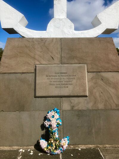 现位于瑟堡港的絮库夫号纪念碑