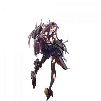 战舰少女R - 爱宕 - 大破立绘