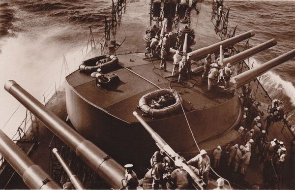 卡约·杜伊里奥号上的M1909主炮。