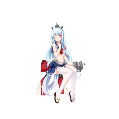战舰少女R - 白雪 - 大破立绘