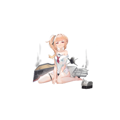 战舰少女R - 初春 - 大破立绘