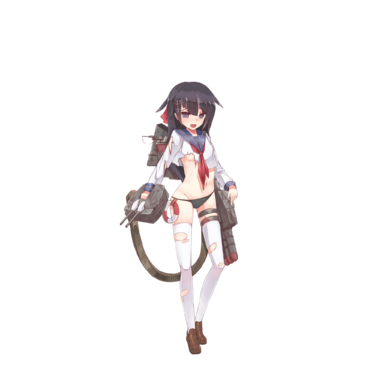 战舰少女R - 电 - 大破立绘