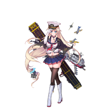 战舰少女R - 企业 - 正常立绘