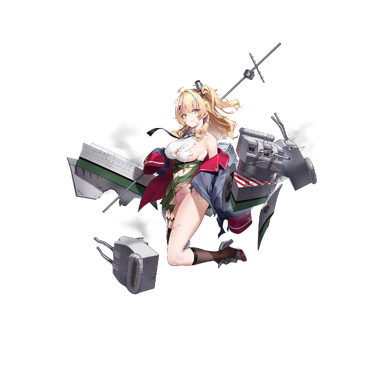 战舰少女R - 阿蒂利奥·雷戈洛 - 大破立绘