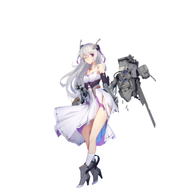 战舰少女R - 黛朵 - 大破立绘