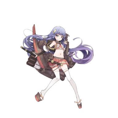 战舰少女R - 秋月·改 - 正常立绘