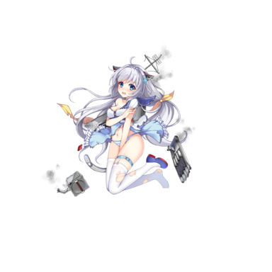 战舰少女R - 克拉克斯顿 - 大破立绘