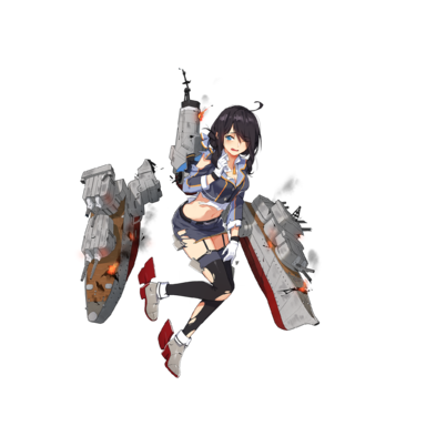 战舰少女R - 妙高 - 大破立绘