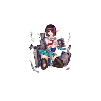 战舰少女R - 北上·改 - 大破立绘