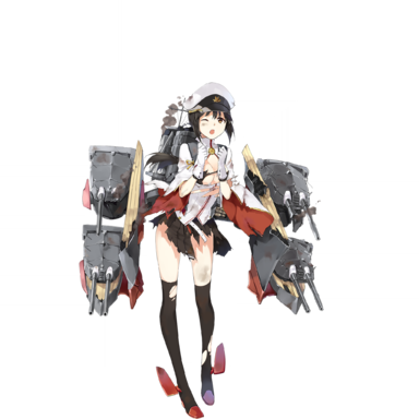 战舰少女R - 雾岛 - 大破立绘