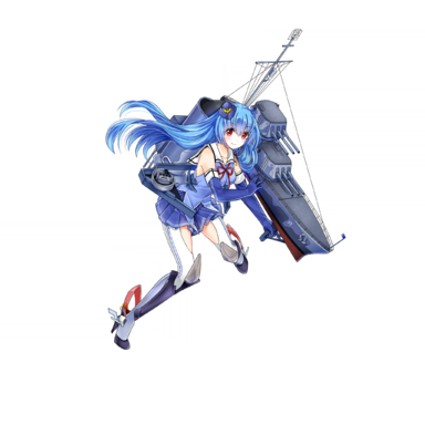 战舰少女R - 昆西·改 - 正常立绘