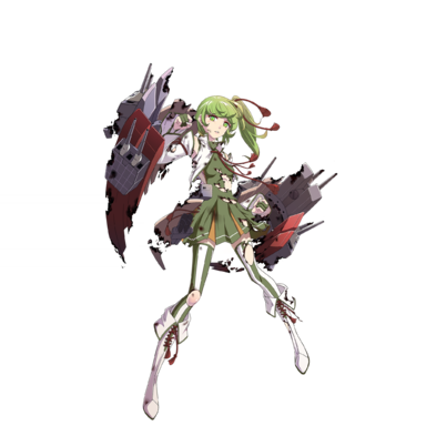 战舰少女R - 鸟海·改 - 大破立绘