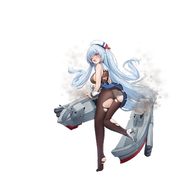 战舰少女R - 凯尔森 - 大破立绘