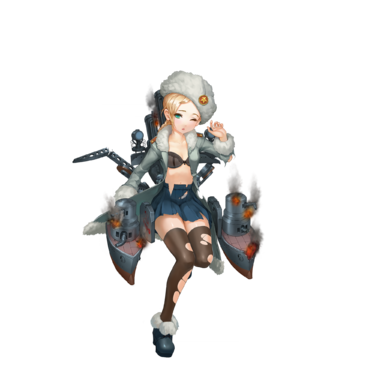 战舰少女R - 摩尔曼斯克 - 大破立绘