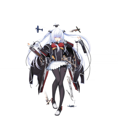 战舰少女R - 埃塞克斯 - 大破立绘
