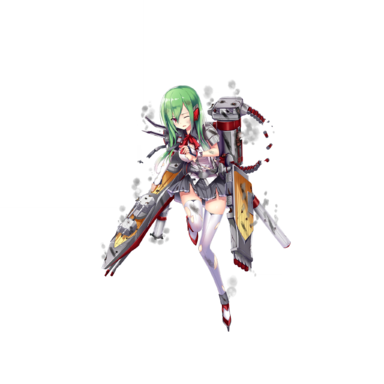 战舰少女R - 希佩尔海军上将 - 大破立绘