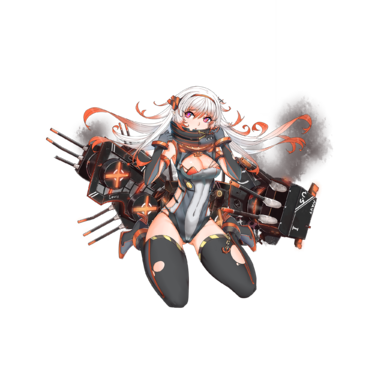 战舰少女R - 圣路易斯 - 大破立绘