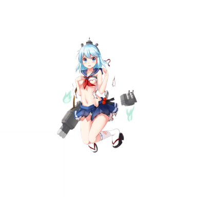 战舰少女R - 深雪 - 大破立绘
