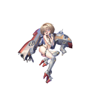 战舰少女R - 冬月 - 大破立绘