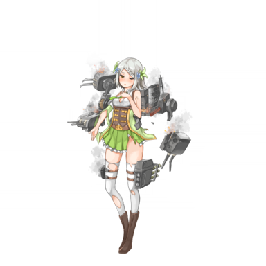 战舰少女R - 曙光女神 - 大破立绘