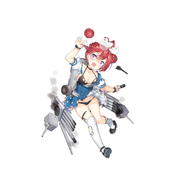 战舰少女R - 威廉·D·波特·改 - 大破立绘