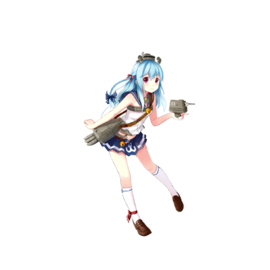 战舰少女R - 吹雪 - 正常立绘