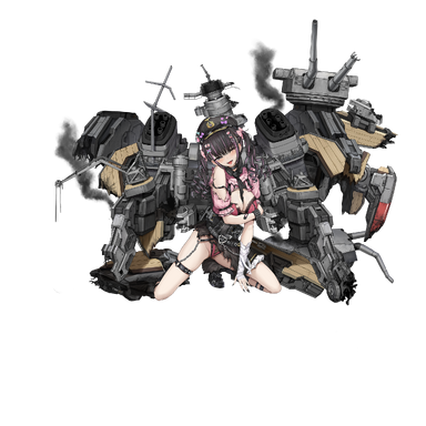 战舰少女R - H43 - 大破立绘