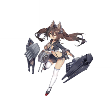 战舰少女R - 天津风 - 正常立绘