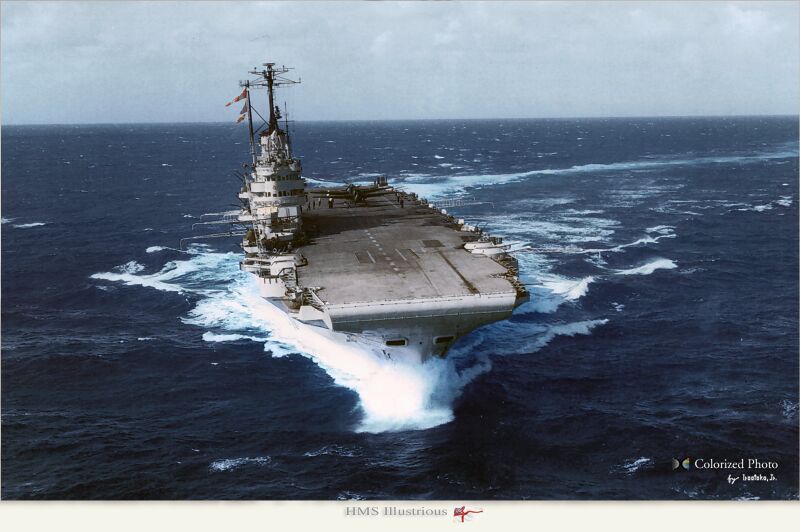 文件:HMS Illustrious R87 1952.jpg