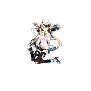 战舰少女R - 谢菲尔德 - 大破立绘