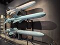 YJ-8A、YJ-81和YJ-82实物对比。