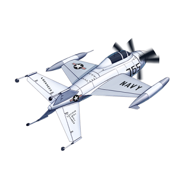 战舰少女R - XFV-1垂直起降战斗机_装备图标