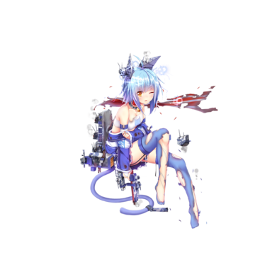 战舰少女R - 亚特兰大·改 - 大破立绘