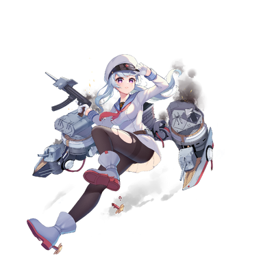 战舰少女R - 鞍山 - 大破立绘
