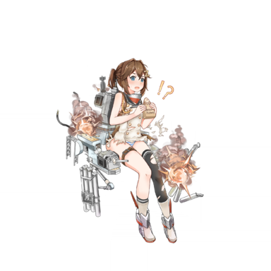 战舰少女R - Z1·改 - 大破立绘