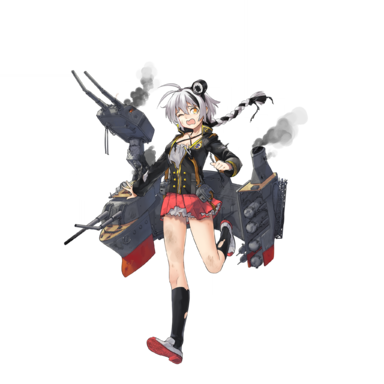 战舰少女R - 阿贾克斯 - 大破立绘