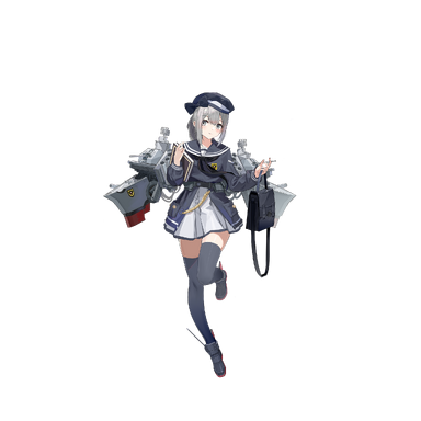 战舰少女R - 吕贝克 - 正常立绘