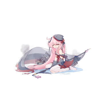 战舰少女R - 史密斯·改 - 大破立绘