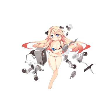 战舰少女R - 射水鱼 - 大破立绘