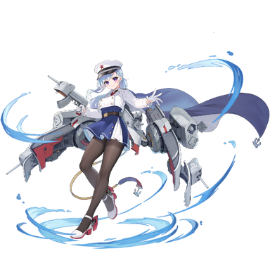 战舰少女R - 鞍山·改 - 正常立绘