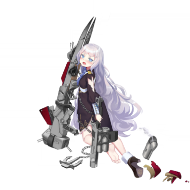 战舰少女R - 胆大 - 大破立绘
