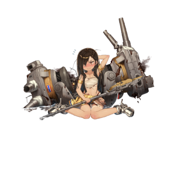 战舰少女R - 吞武里 - 大破立绘