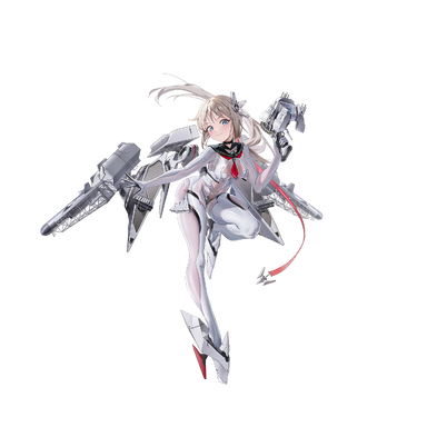 战舰少女R - 活泼(导弹驱逐舰) - 正常立绘
