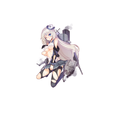 战舰少女R - 肯特 - 大破立绘