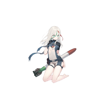 战舰少女R - 莱昂纳多·达·芬奇 - 大破立绘