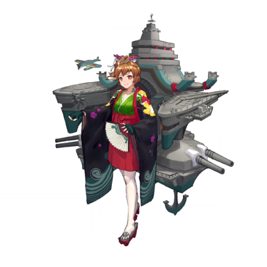 战舰少女R - 日向·改 - 正常立绘