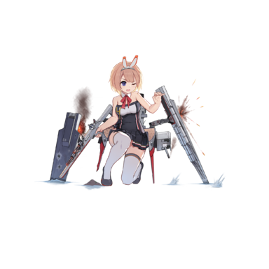战舰少女R - Z18·改 - 大破立绘